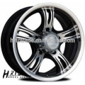 HRTC Chrom Draht Rad 17 * 9,0 Zoll schwarz deckt Mag Felge